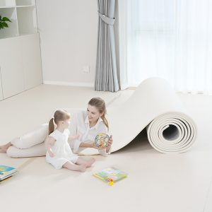 meriel pvc roll mat linen beige