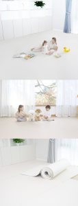 meriel pvc roll mat linen beige